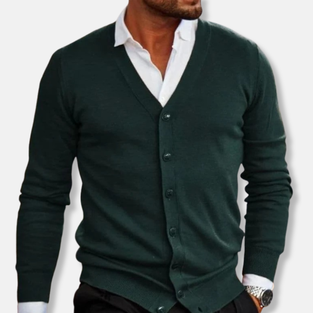 Jacques Cardigan Patte De Boutonnage | Cardigan Classique