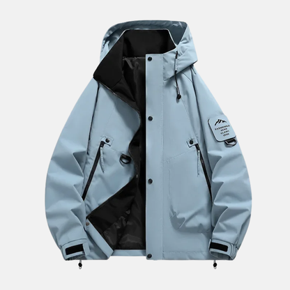 Homme Veste - Tissu Tissé - Coupe Décontractée - Capuche Ajustable - Manches Longues