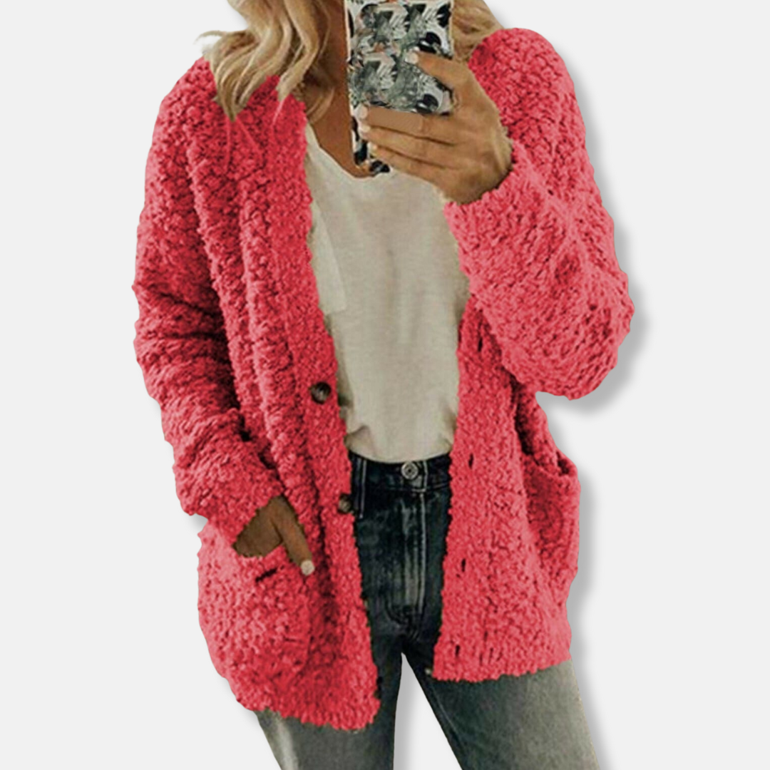 Amélie Cardigan Laine Chaleur Douce | Cardigan Chaud Femme