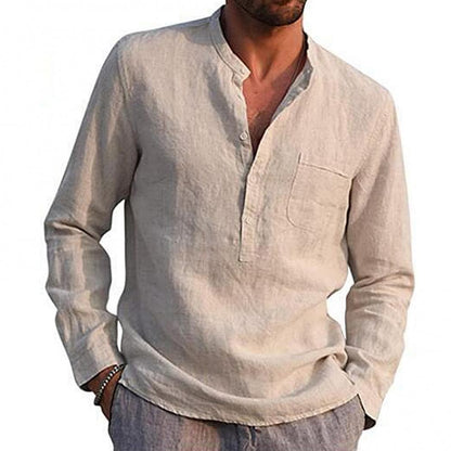 Andreas - Chemise d'été décontractée avec poche de poitrine