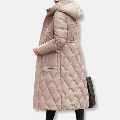 Amélie Veste Longue | Déperlante Capuche Femme