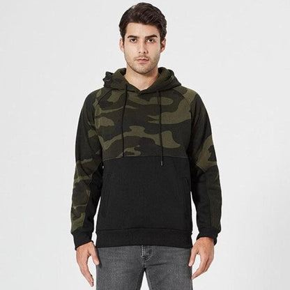 Ewald - Sweat à capuche camouflage tendance