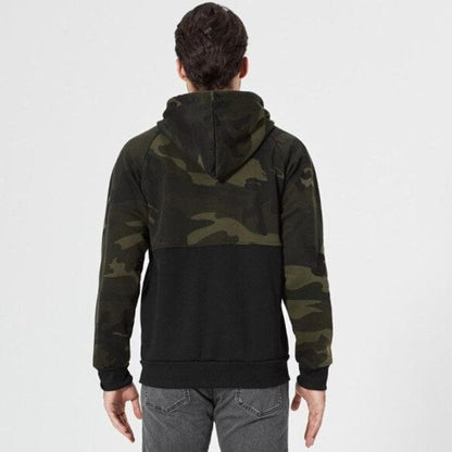 Ewald - Sweat à capuche camouflage tendance