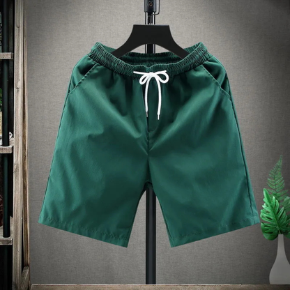 Short décontracté homme – Coupe ample – Tissu respirant – Cordon ajustable – Poches côtés