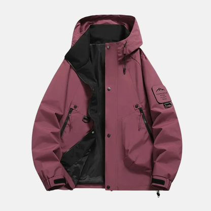 Homme Veste - Tissu Tissé - Coupe Décontractée - Capuche Ajustable - Manches Longues