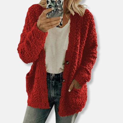 Amélie Cardigan Laine Chaleur Douce | Cardigan Chaud Femme