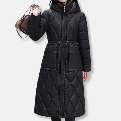 Amélie Veste Longue | Déperlante Capuche Femme