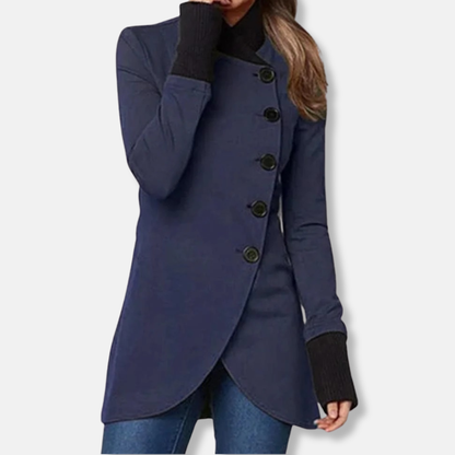 Olivia Cardigan Boutonné Diagonal | Cardigan Femme