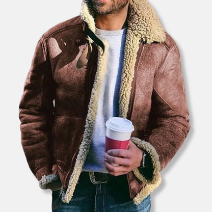 Olivier Veste en Cuir Pour Homme | Classique Veste