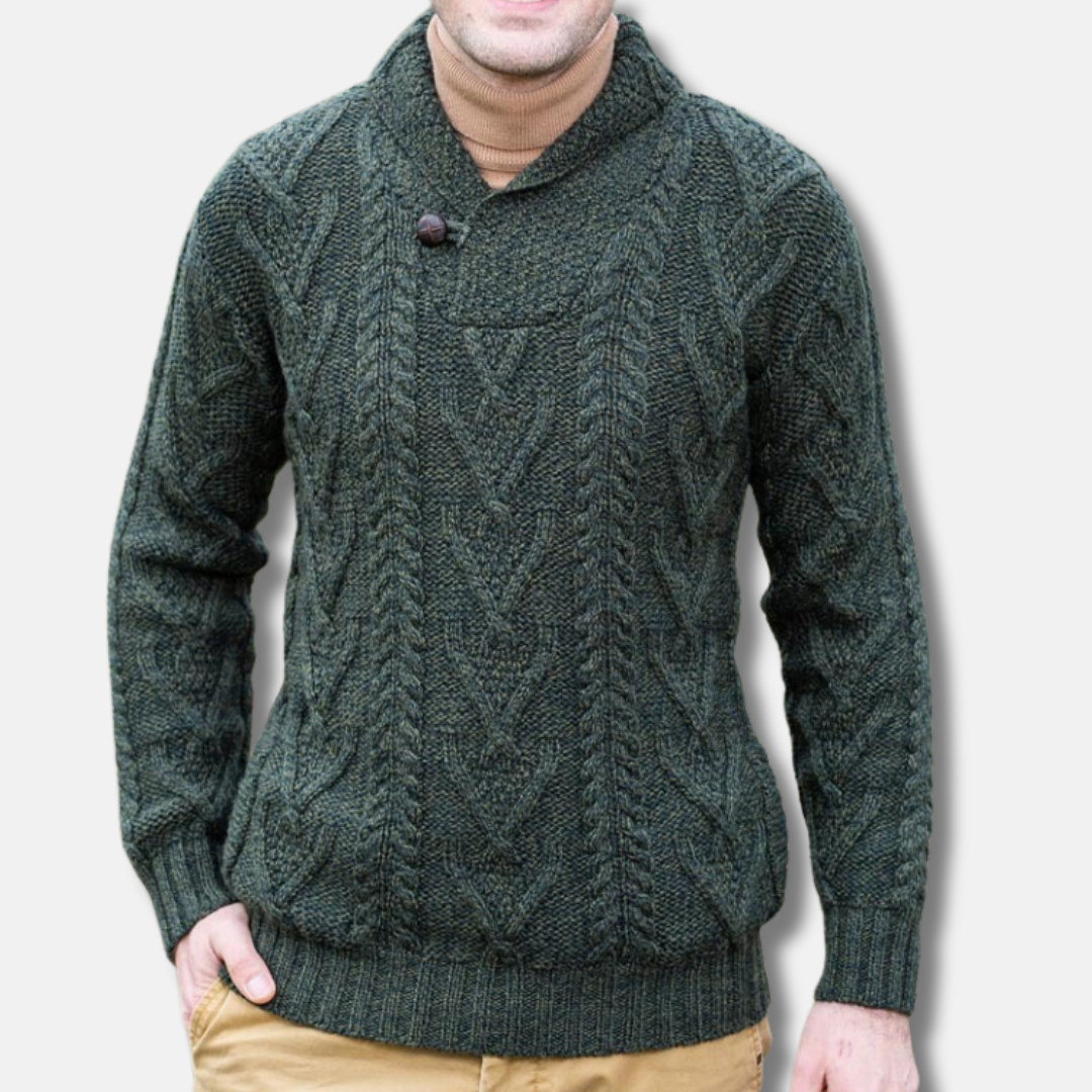 Olivier Pull Col Châle Boutonné | Homme Pull