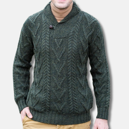 Olivier Pull Col Châle Boutonné | Homme Pull