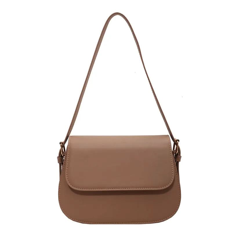 Sac à Bandoulière Classique Marron, Élégant, Pratique et Intemporel pour Femme