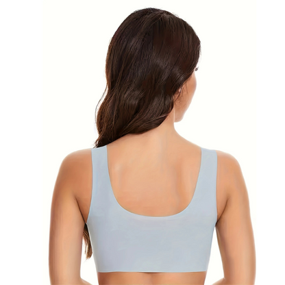 Soutien-gorge push-up femme – Sans couture – Maintien total – Bretelles larges respirantes