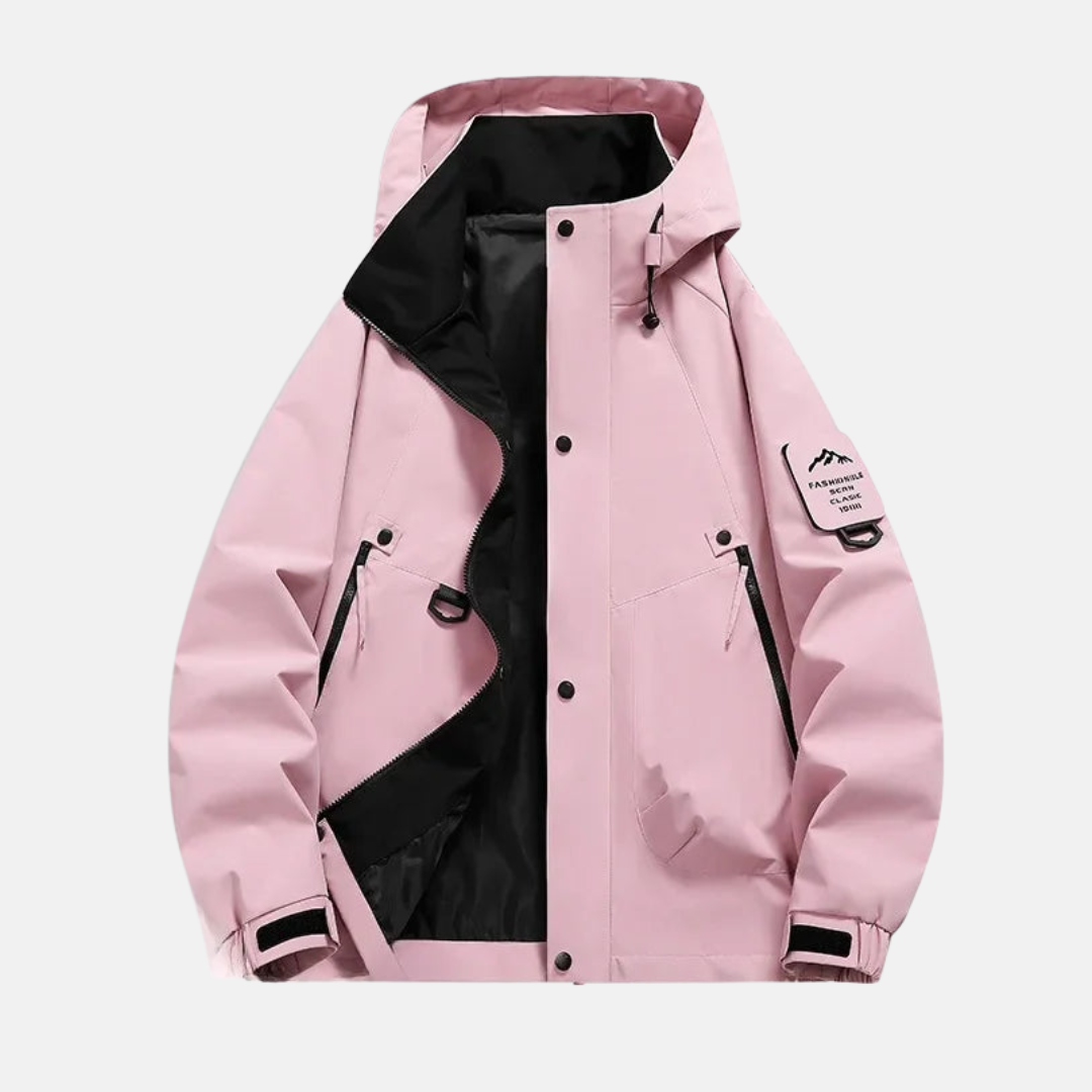 Homme Veste - Tissu Tissé - Coupe Décontractée - Capuche Ajustable - Manches Longues