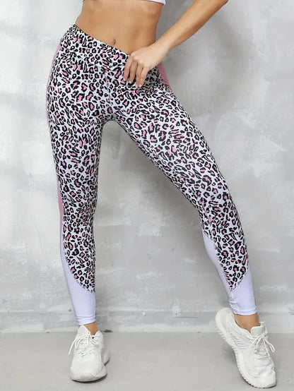 Leggings de Sport Femme - Taille Haute - Extensible - Confortable avec Poches