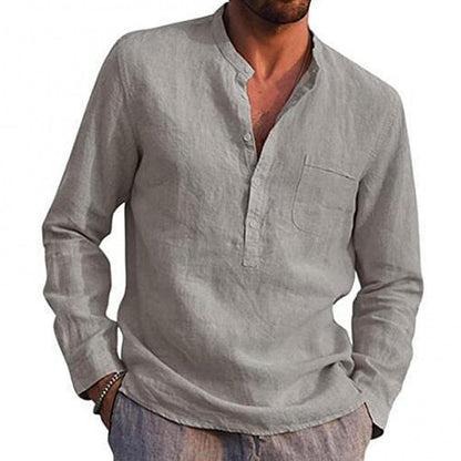 Andreas - Chemise d'été décontractée avec poche de poitrine