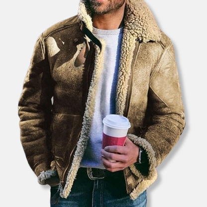 Olivier Veste en Cuir Pour Homme | Classique Veste