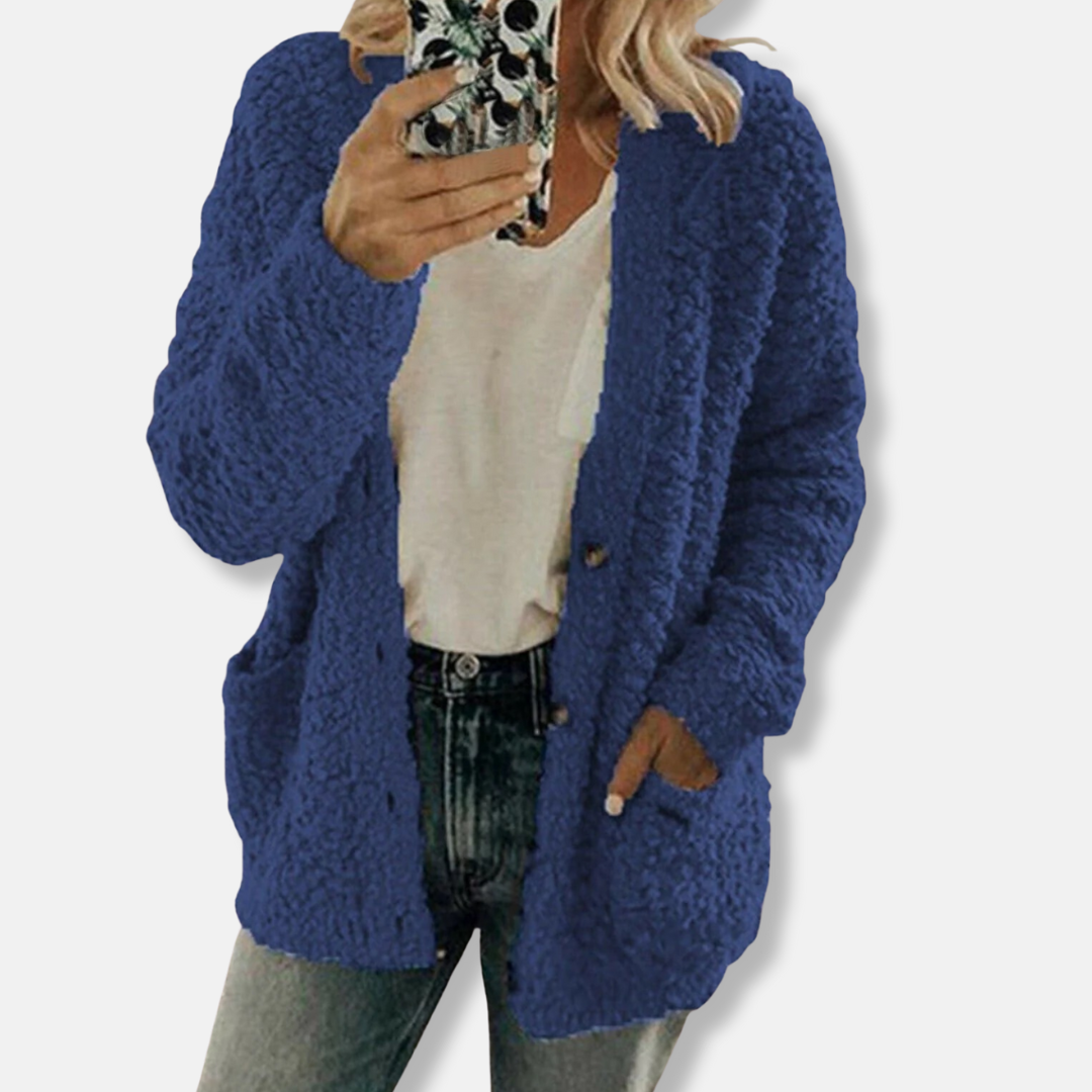 Amélie Cardigan Laine Chaleur Douce | Cardigan Chaud Femme