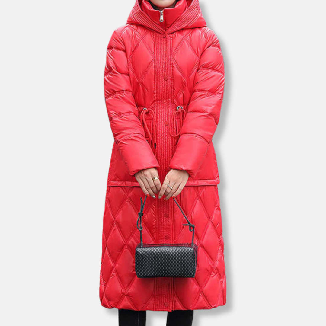 Amélie Veste Longue | Déperlante Capuche Femme