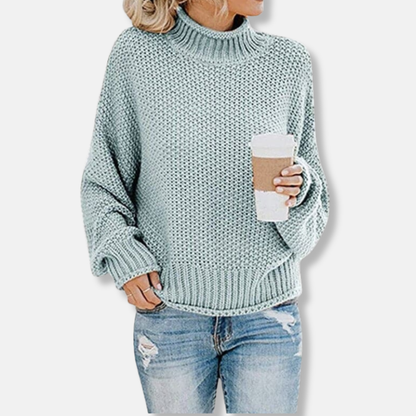 Léa Confortable Pull En Grosse Maille | Pull Confortable