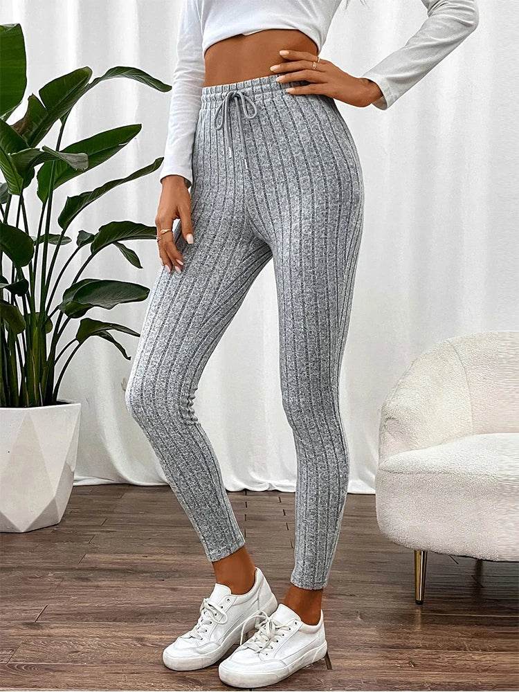 Olivia Legging Côtelé Taille Haute | Confortable Legging