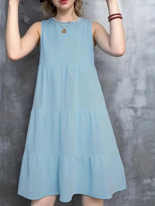 Luisa - Robe ample à col rond
