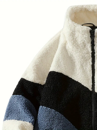 Henri Summit Sherpa Veste Oversize | Bordure en Sherpa Veste