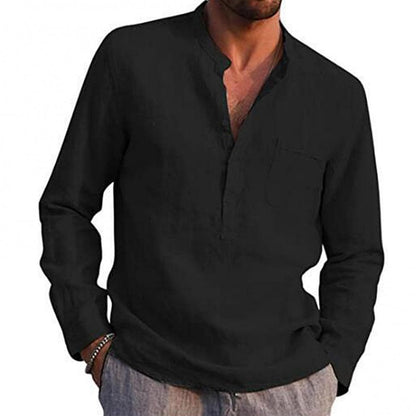 Andreas - Chemise d'été décontractée avec poche de poitrine