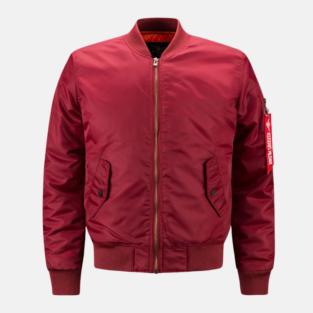 Blouson homme – Coupe décontractée – Tissu déperlant – Poches tactiques zippées