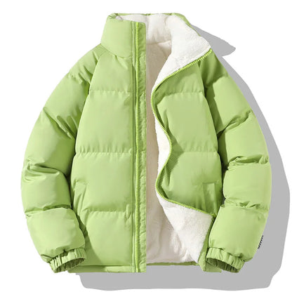 René Puffer Jacket Style Décontracté | Puffer Jacket Doublée de Polaire