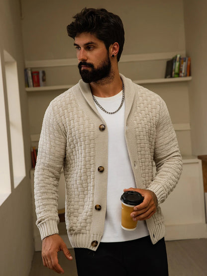 Arthur Cardigan Basketweave | Manches Longues Cardigan