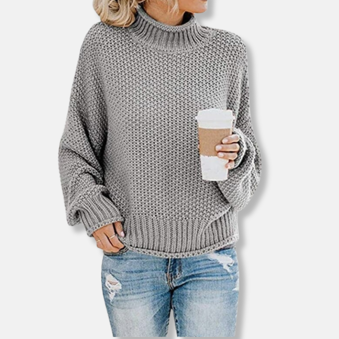 Léa Confortable Pull En Grosse Maille | Pull Confortable