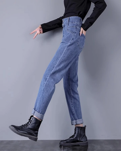 Élodie Jean Taille Haute Denim | Double-Take Jean