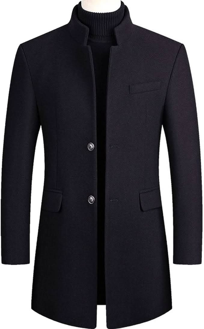 Manteau élégant, chaud, intemporel pour homme