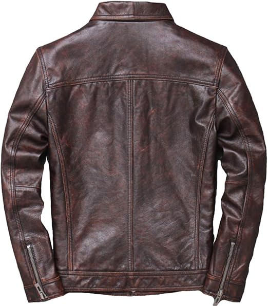 Veste en cuir pour homme