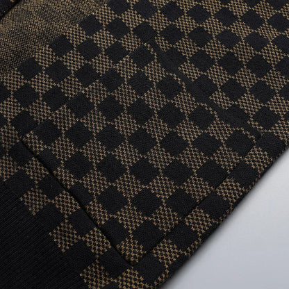 Henri Cardigan À Carreaux | Tricot Cardigan