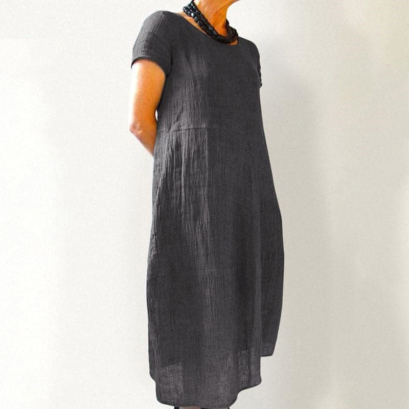 Darlene - Robe longue élégante en coton