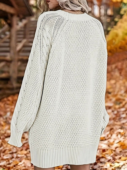 Robe Pull en Tricot Douillet, Chic et Confortable pour Femmes