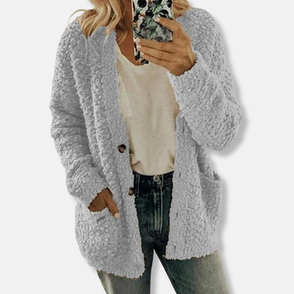 Amélie Cardigan Laine Chaleur Douce | Cardigan Chaud Femme