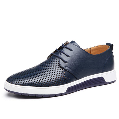 Chaussures Homme - Slip-On Élégant - Cuir Lisse - Semelle Antidérapante Confortable