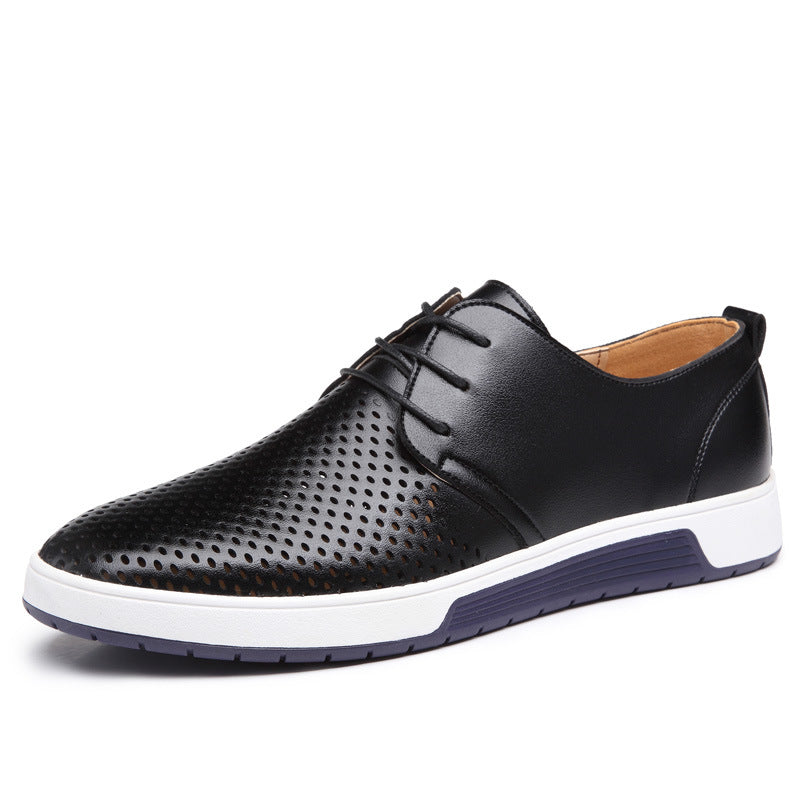 Chaussures Homme - Slip-On Élégant - Cuir Lisse - Semelle Antidérapante Confortable