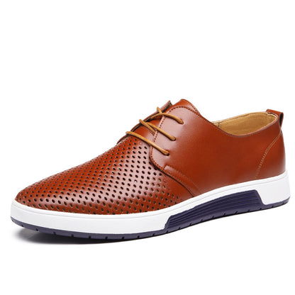 Chaussures Homme - Slip-On Élégant - Cuir Lisse - Semelle Antidérapante Confortable