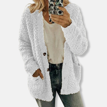 Amélie Cardigan Laine Chaleur Douce | Cardigan Chaud Femme