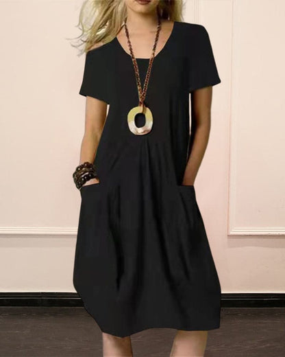 Tali - Belle et large robe avec poches