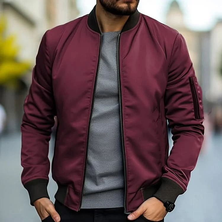 Blouson aviateur élégant, moderne et classique pour hommes