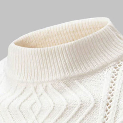 Pull à col roulé épais, élégant et confortable pour homme