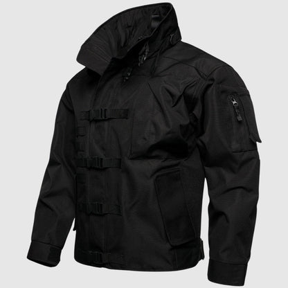 Veste homme – Coupe ajustable – Style utilitaire – Tissu résistant déperlant