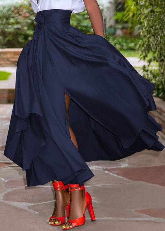 Jupe Femme Évasée – Midi Longueur – Taille Ajustable – Fermeture Dos – Tissu Respirant