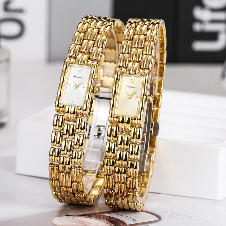 Amélie Montre Rectangle Prestige | Élégante Montre Femme