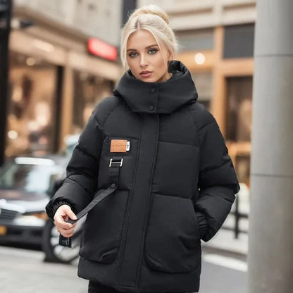 Veste d'hiver matelassée confortable, chic et durable pour femme